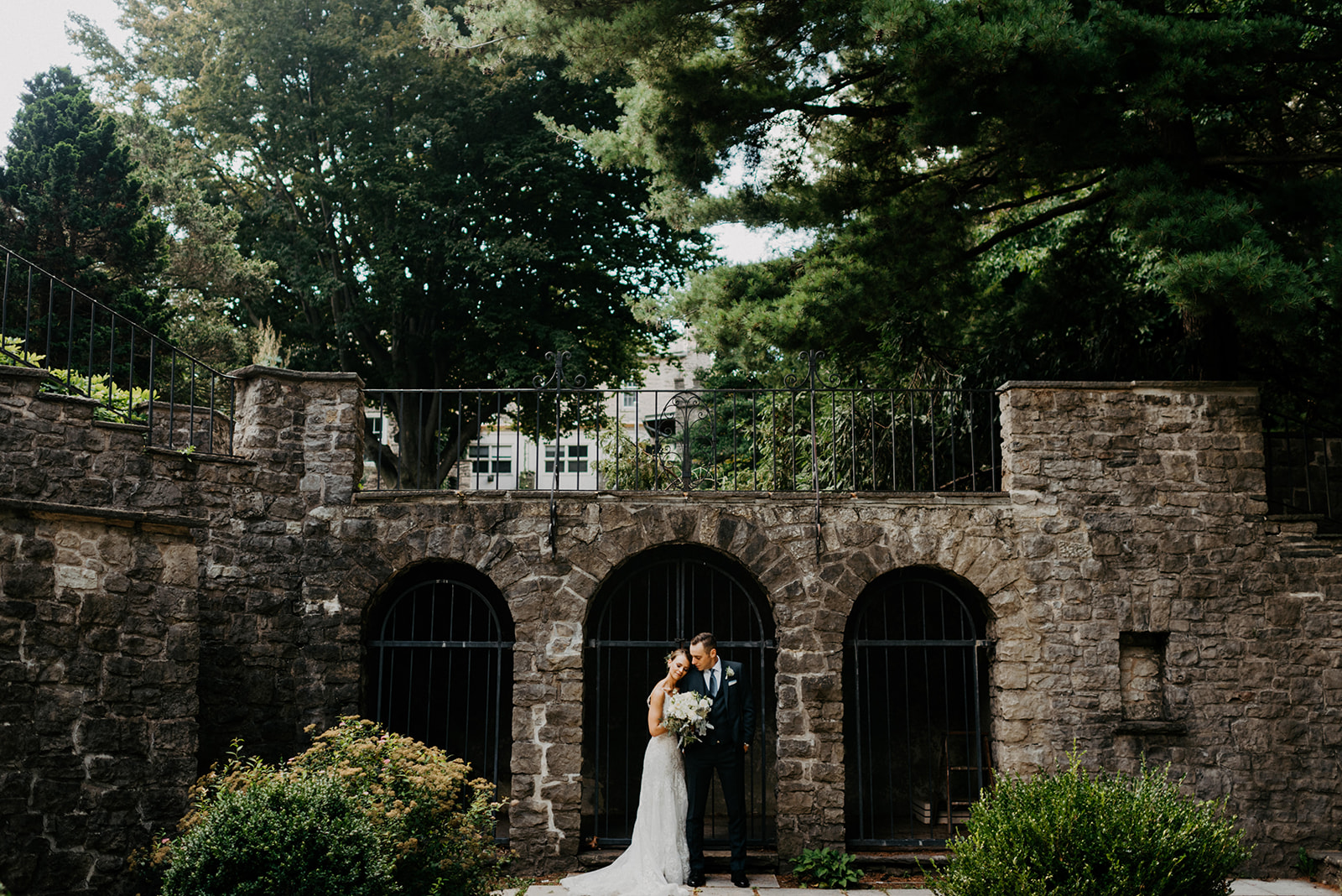 Wedding Photographers Rochester NY Sunken Gardens